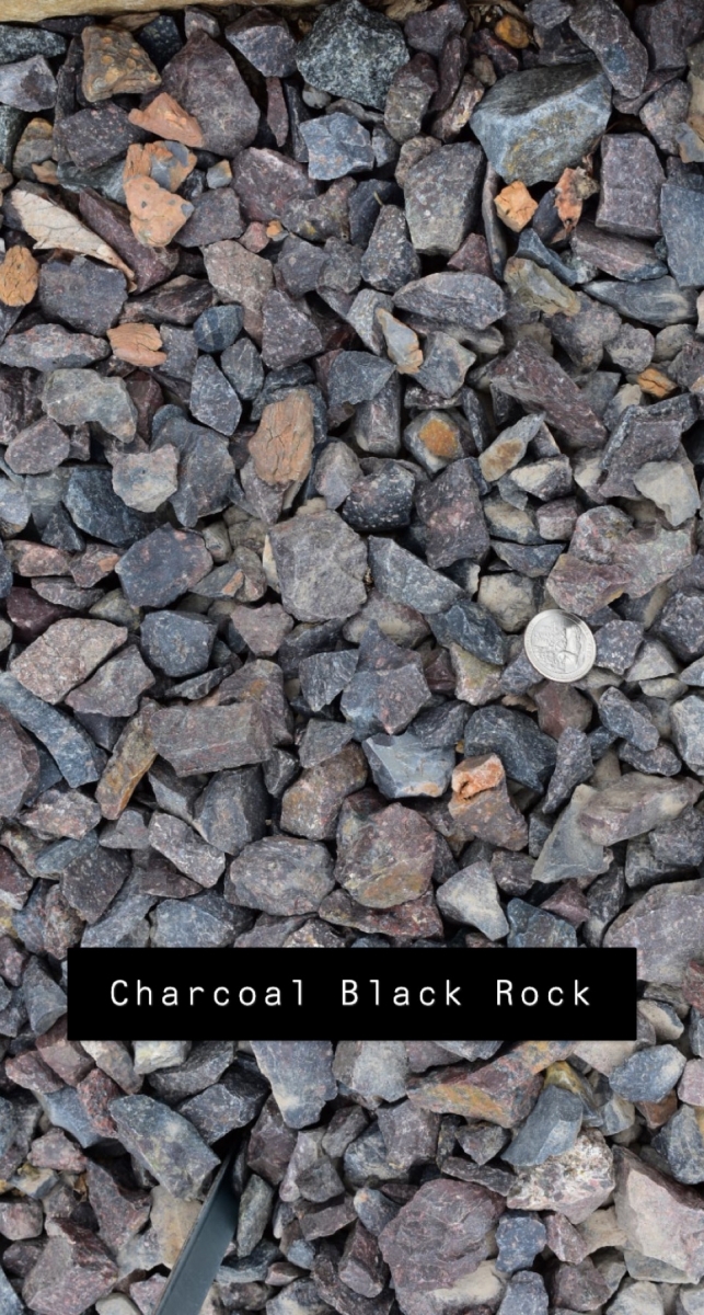 Charcoal Black Rock